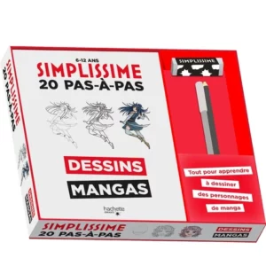 Simplissime coffret - 20 pas-à-pas - Dessins mangas