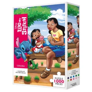 DISNEY - Puzzle 1000 pièces + 1 coloriage mystère - Lilo et Stitch