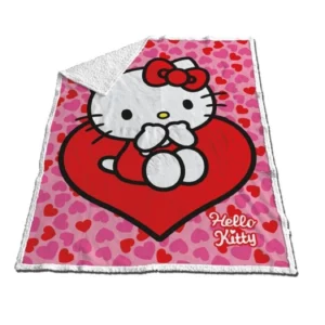 HELLO KITTY - Couverture Sherpa 120x150cm