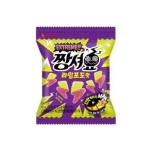 LOTTE JELLYCIOUS - Bonbons citron vert et raisin - 48g