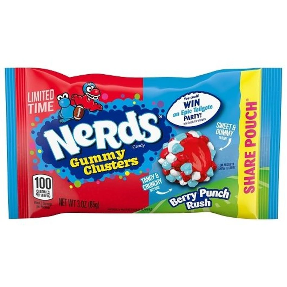 NERDS - Wonka Gummy Clusters - Berry Punch Rush