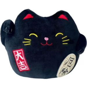 PELUCHE MANEKI NEKO PREMIUM 40 CM NOIR