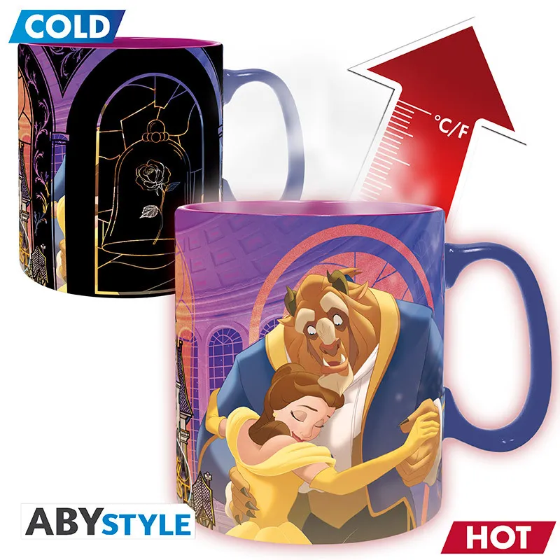 DISNEY - Mug Heat Change - 460 ml - La Belle et la Bête