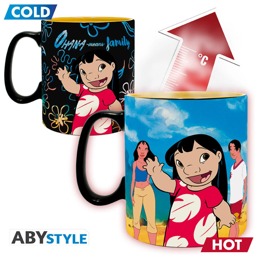 DISNEY - Mug Heat Change - 460 ml - Lilo et Stitch – Image 2