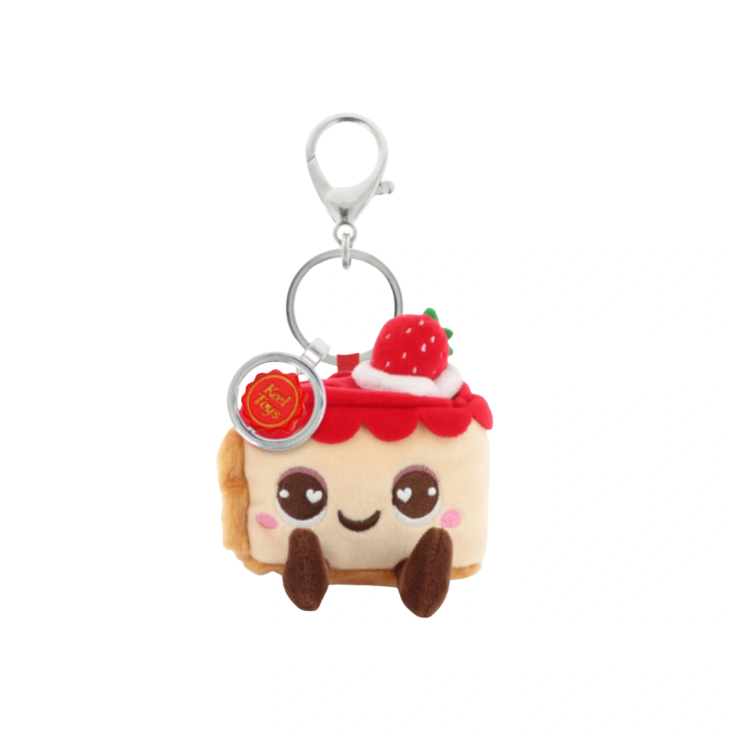 KEELECO - Peluche Porte Clés Gâteau Fraise