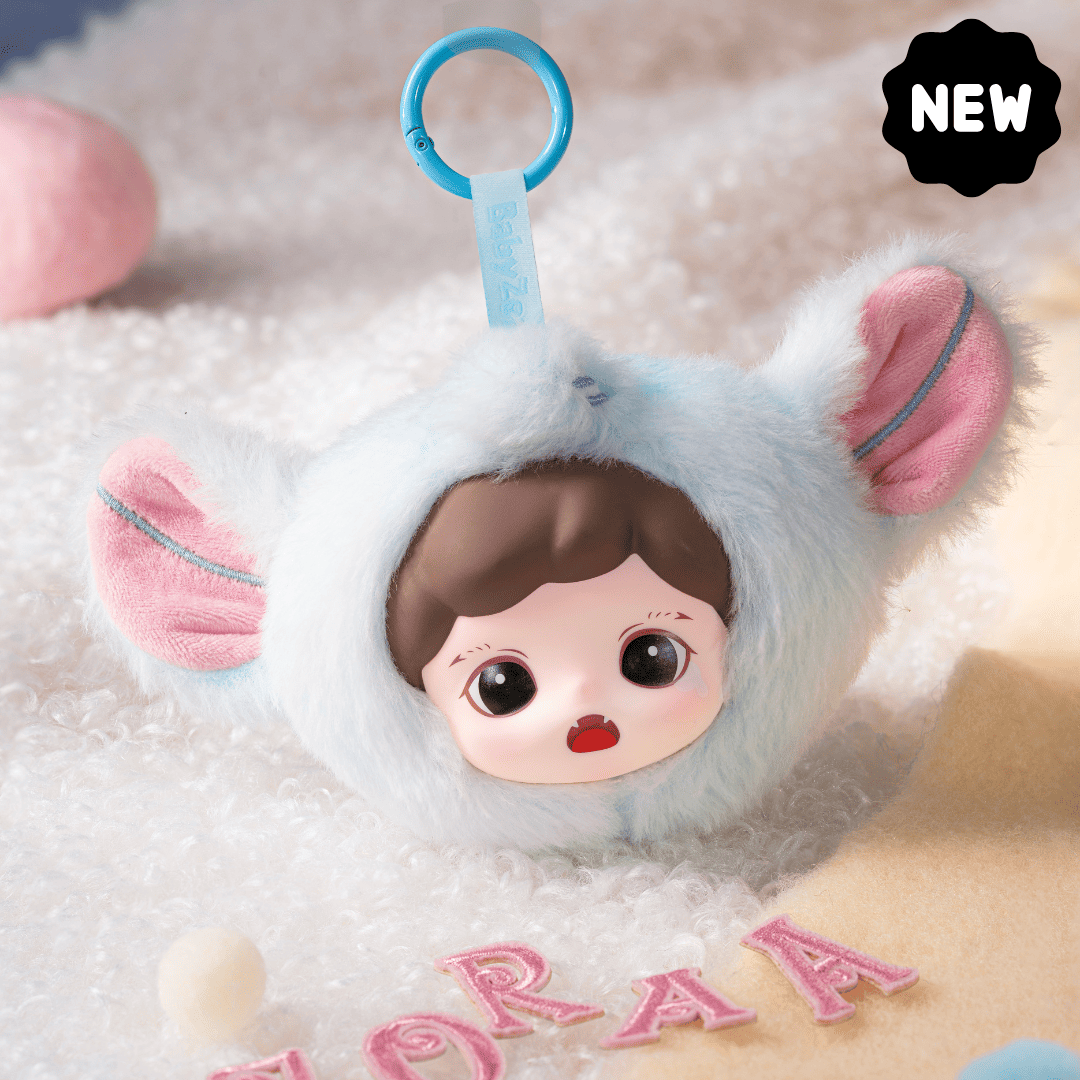 ZORAA - Fluffy Little World Series - Plush Keychain Blind Box