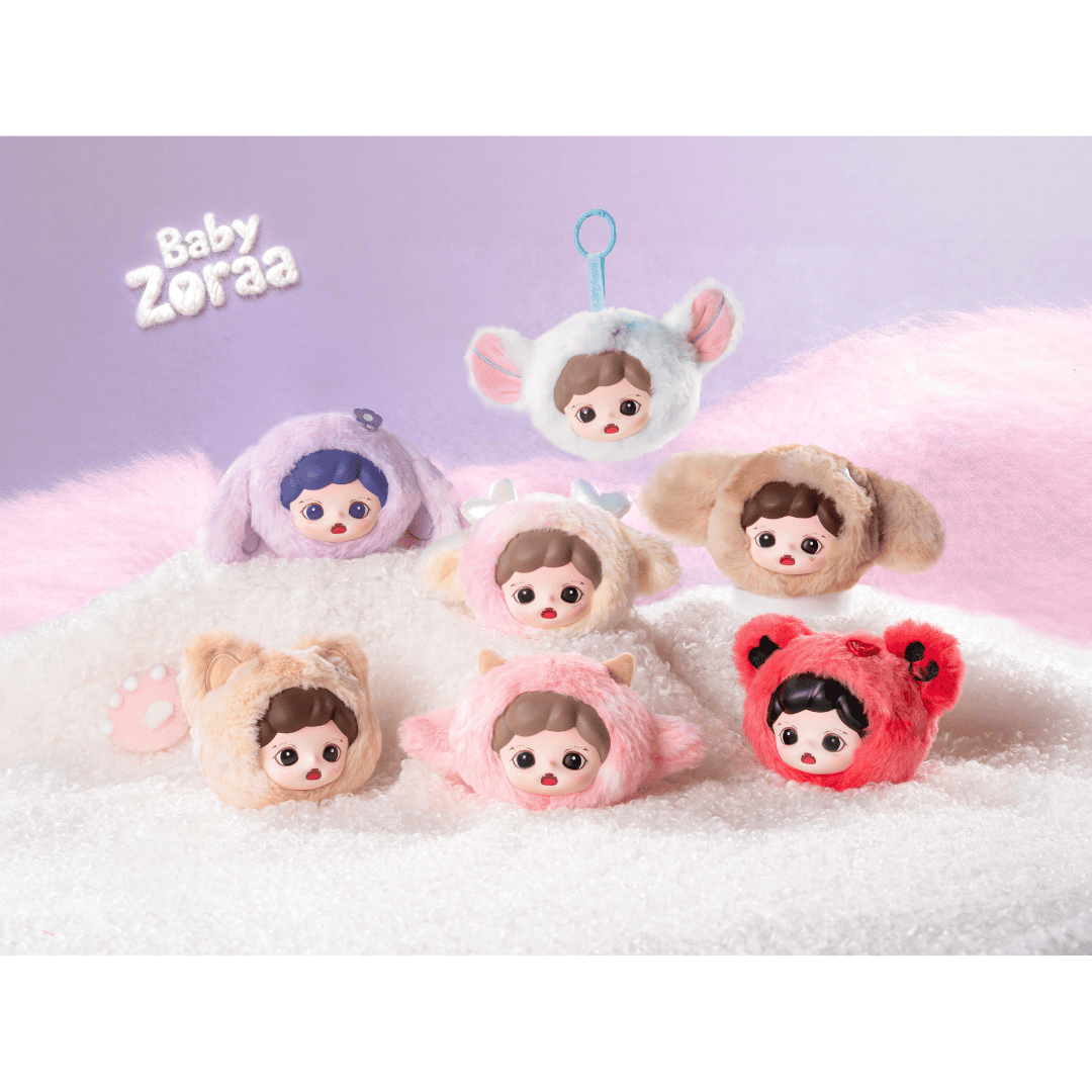 ZORAA - Fluffy Little World Series - Plush Keychain Blind Box – Image 2