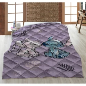 DISNEY - Stitch & Angel - Couverture en Quilt 140x200cm