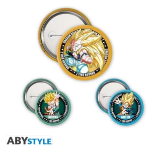 DRAGON BALL - Pack de Badges - DBZ/Trunks, Goten & Gotrunks