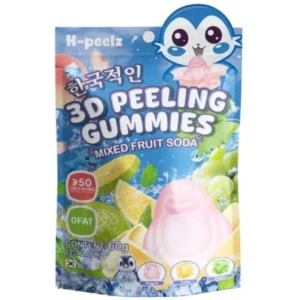 K-PEELZ - Mixed Fruit Soda 3D Peeling Gummies