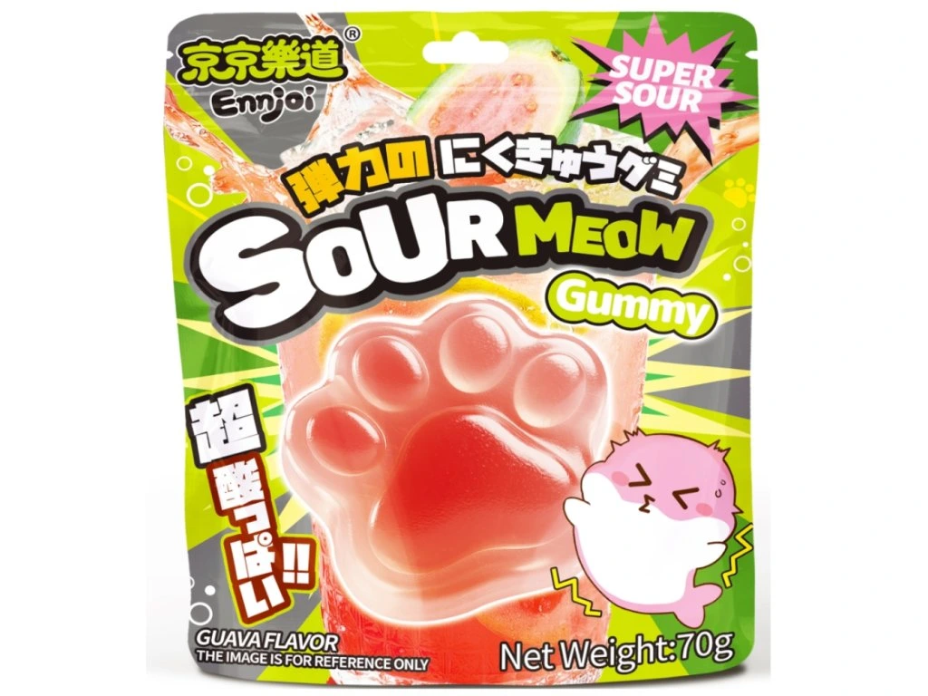 SOUR MEOW - Bonbons gélifiés acidulés à la goyave