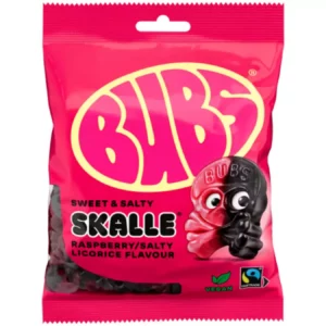 Bubs Godis Skulls Raspberry & Liquorice