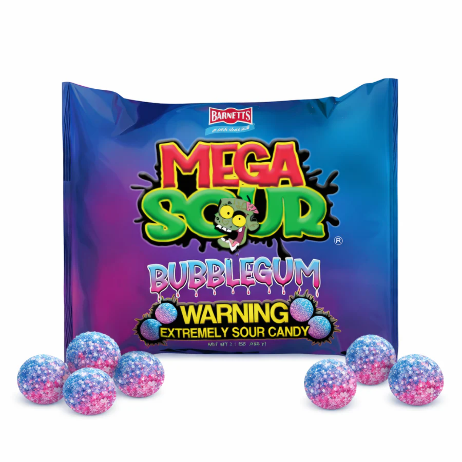 Barnetts Mega Sour Bubblegum
