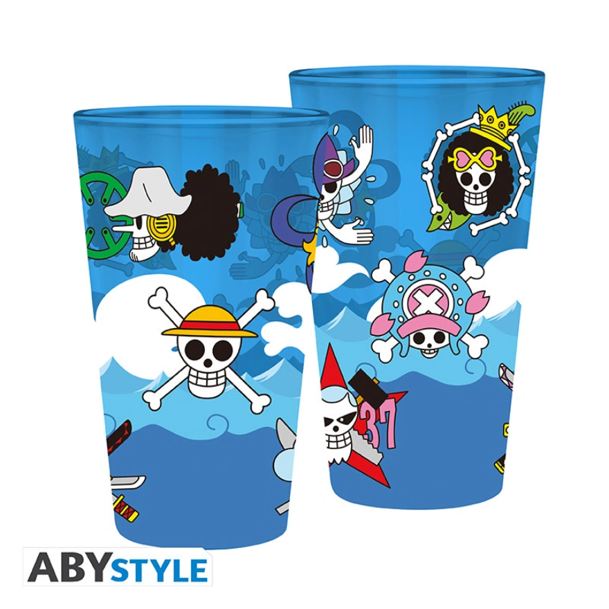 ONE PIECE - Verre XXL - 400 ml - Skulls