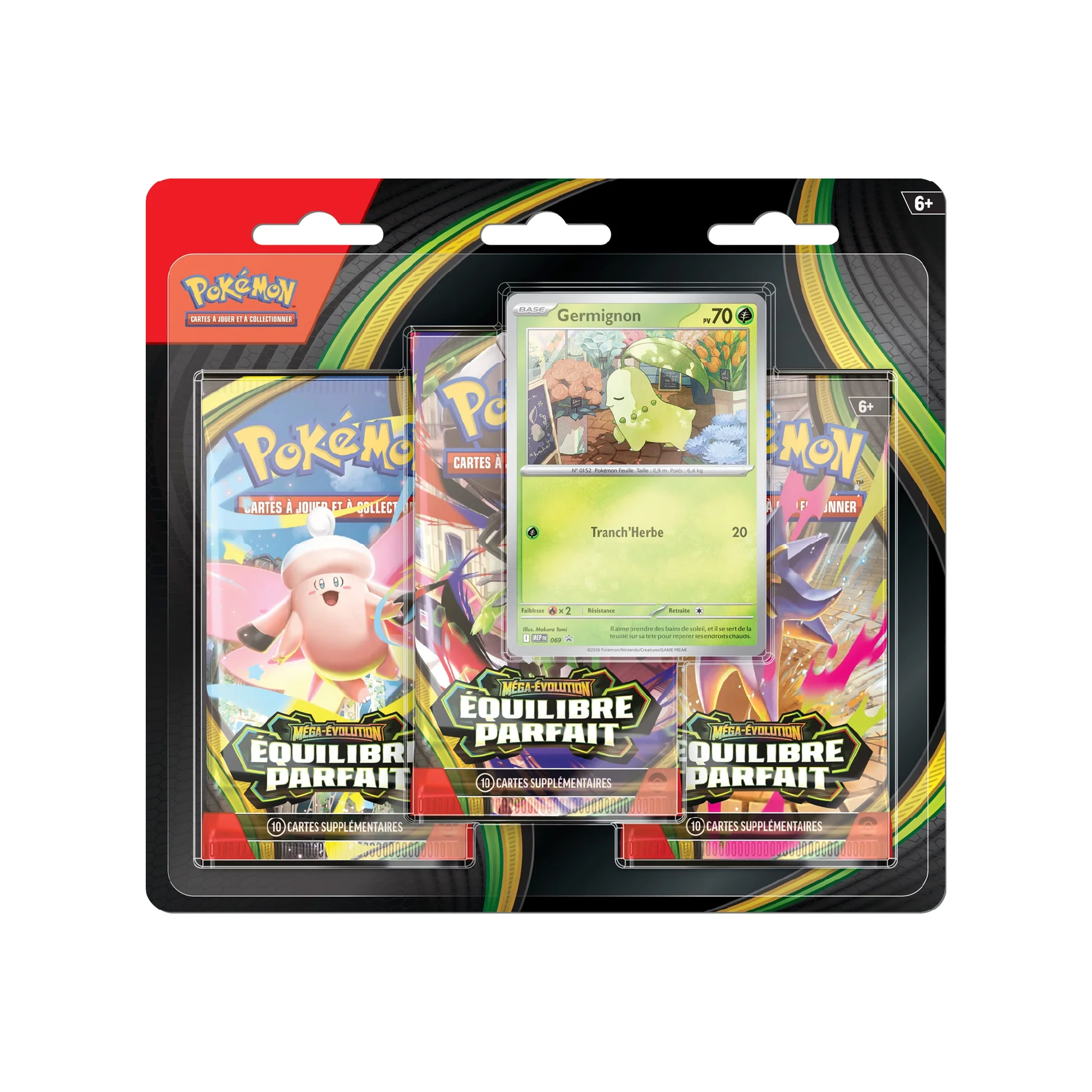 Pokémon – Tripack Équilibre Parfait - ME03