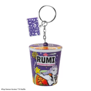 Porte-clés squishy - Nouilles Rumi saveur Superstar - KPop Demon Hunters