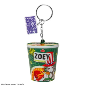 Porte-clés squishy - Nouilles Zoey Hamburger - KPop Demon Hunters