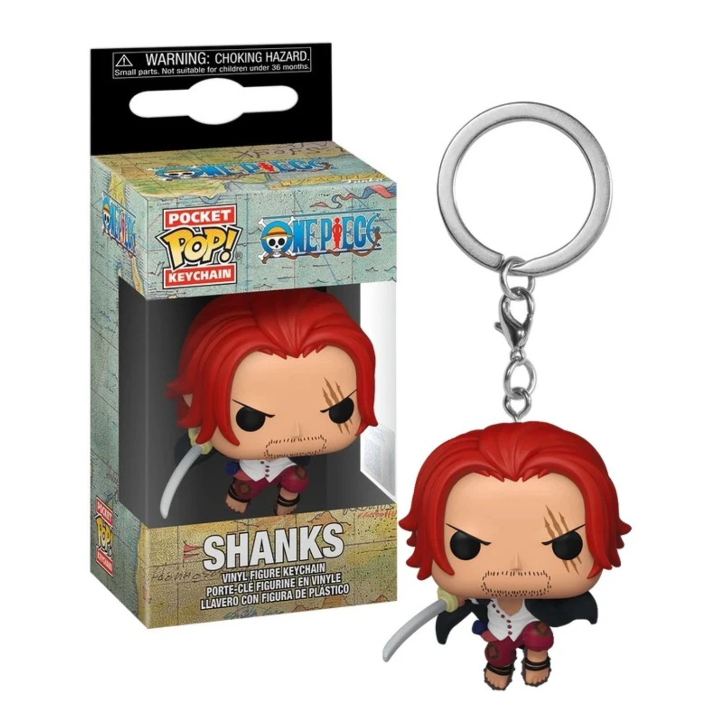 ONE PIECE - Pocket Pop Keychains - Shanks