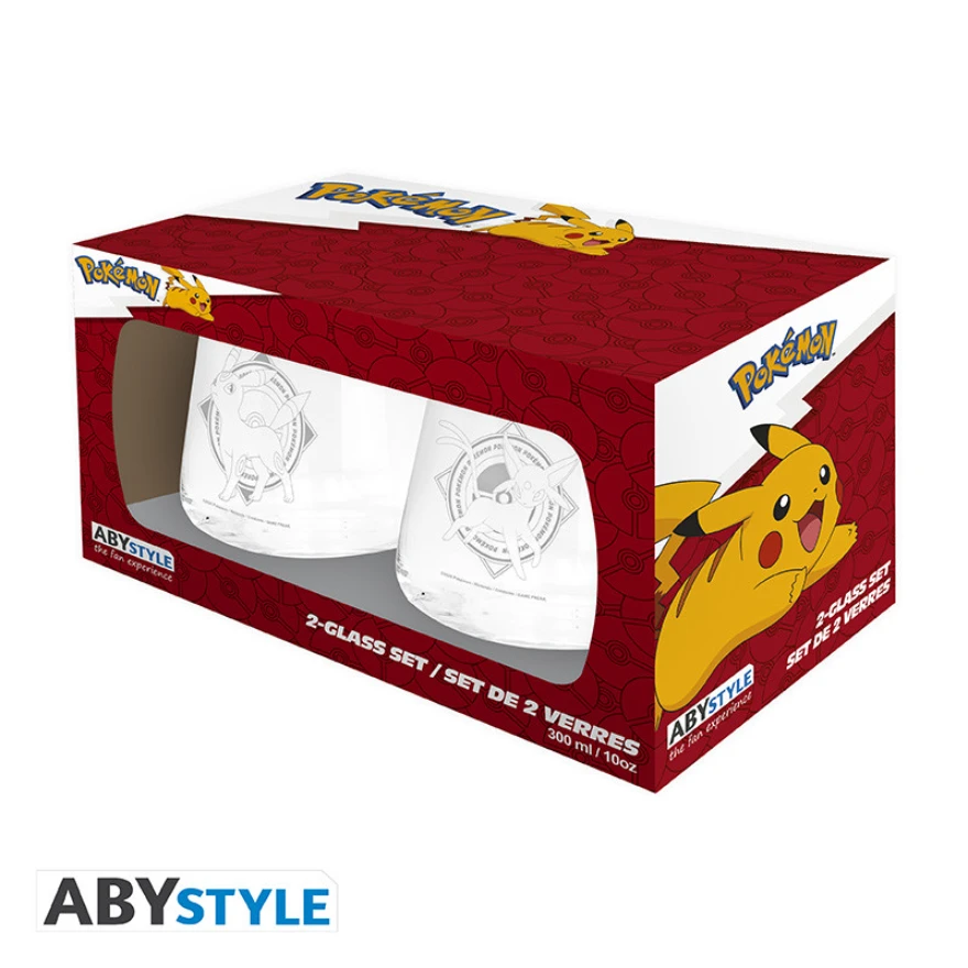 POKEMON - Set de 2 verres - Mentali & Noctali