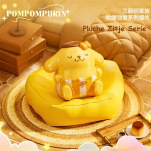 HELLO KITTY & Friends - Figurine - Bed - Pompompurin