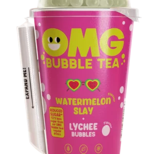 Omg - Bubble Tea - Watermelon - Lychee