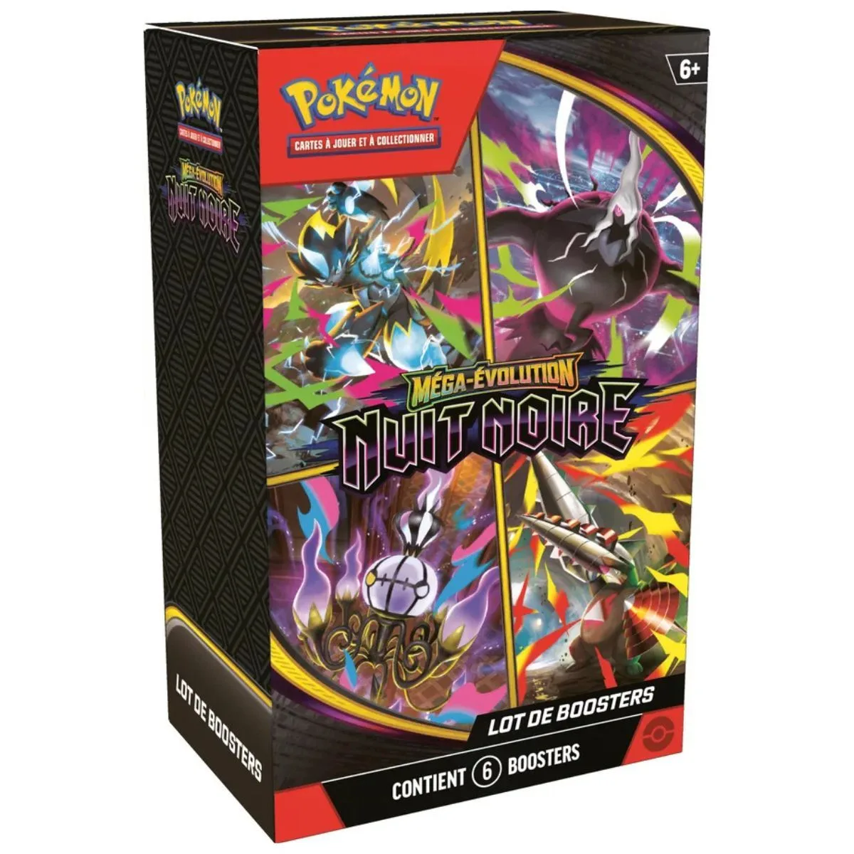Pokémon - Bundle / Lot de 6 Boosters - Nuit Noire