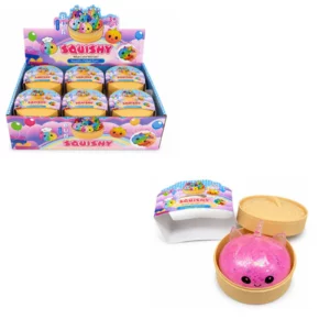 KAWAII - Squishy Bao Bun Licorne Paillettes - 8,5cm