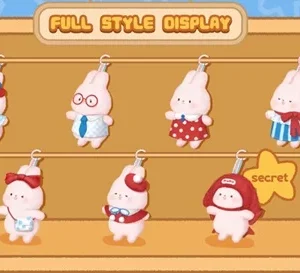 MOMO BUNNY - Vibrant Series - Blind Box Set 6 Peluche