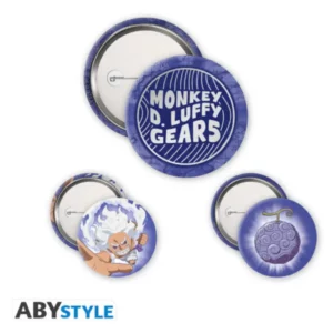 ONE PIECE - Pack de Badges - Luffy Gear 5th