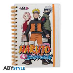 NARUTO SHIPPUDEN - Cahier A5 Spirale "Team 7 & Hokage"